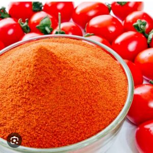 Photo de la tomate en poudre assaisonnée